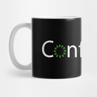 Confident artistic text design Mug